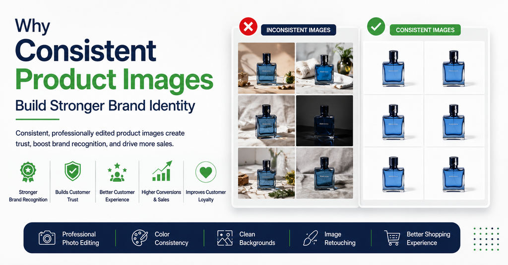 Why Consistent Product Images Build Stronger Brand Identity  - Cover Image